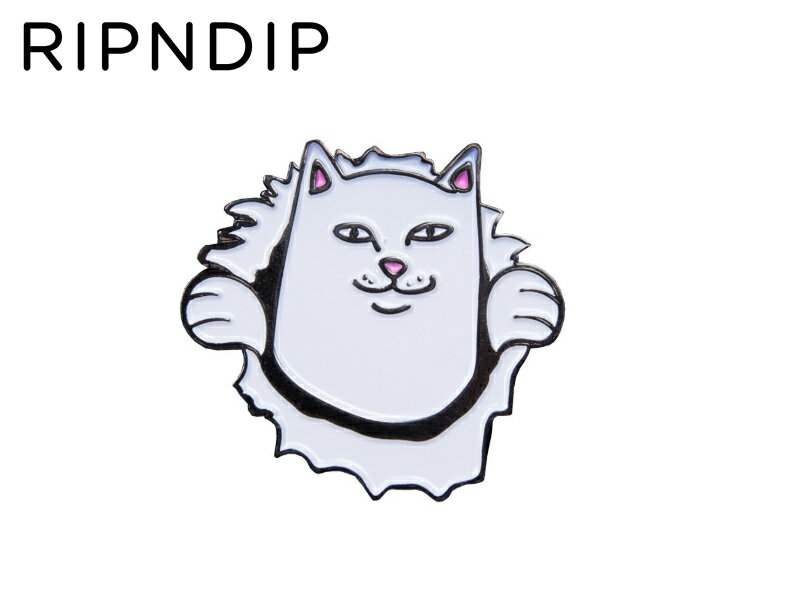 ☆RIPNDIP【リップンディップ】Nermamaniac Pin エナメルピン 16640 [CAT 猫 ネコ スケボー SKATE SK8 スケートボード ピンズ] 10P19Dec15