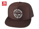 ☆TRUCK BRAND【トラックブランド】BURGER S-38 メッシュキャップ キャッシュ ブラウン 8730 SNAPBACK スナップバック アメカジ 帽子 メンズ レディース 14297 21321