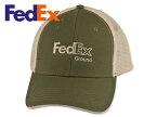 ☆FedEX【フェデックス】Ground Technical Mesh Cap Olive グラウンド メッシュキャップ オリーブ 17085 17090