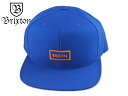 ☆BRIXTON【ブリクストン】RIFT MP SNAPBACK ROYAL キャップ ロイヤル 17205 ［ストラップバック メンズ レデ...