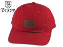 ☆BRIXTON【ブリクストン】GRADE DAD CAP BURGUNDY グレード ストラップバックキャップ バーガンディ 15538 [SKATE SK8...