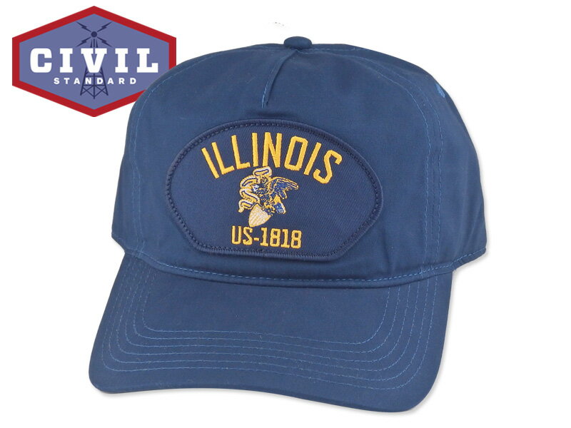 Rakuten - ☆Civil Standard【シビル スタンダード】HERITAGE COLLECTION Illinous US-1818 NAVY イリノイ キャップ ネイビー 17312[シンプル メンズ レディース]