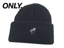 ☆Only NY【オンリーニューヨーク】OK Knit Black ビーニー ブラック 17346[メンズ レディース NY]