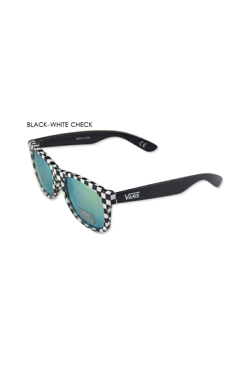 ☆VANS【バンズ】SPICOLI 4 SHADES BLACK-WHITE CHECK スピコリフォーシェードス サングラス ブラックホワイトチェック 11458 13210【UVカット】10P26Mar1