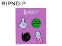 ☆RIPNDIP【リップンディップ】Daily Dose Pin (set of 4) エナメルピン 4点セット 17800 [CAT 猫 ネコ スケボー SK...