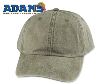 ☆ADAMS【アダムス】OPTIMUM-SOLID PIGMENT CAP OLIVE ソリッド ピグメント キャップ オリーブ 14575 [2016 メンズ レディース ストリートトレンド 流行]10P05Dec15