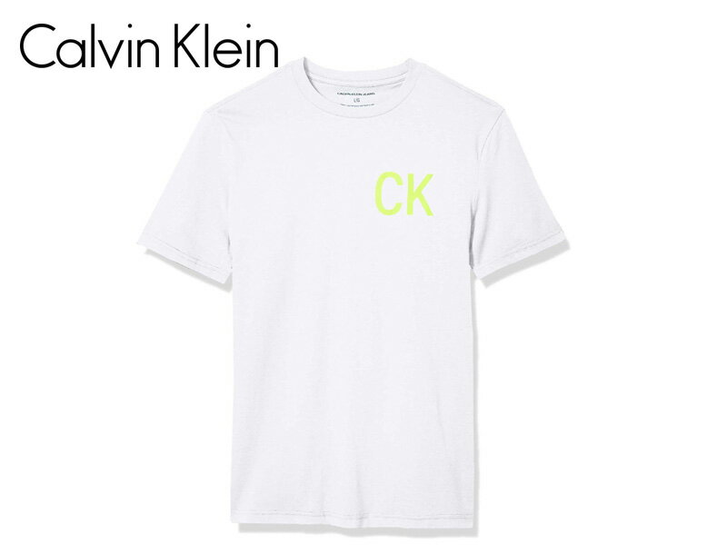 ☆Calvin Klein【カルバンクライン】HERO LOGO CREW NECK TEE BRILLIANT WHITE Tシャツ ホワイト 17941 [T-shirts]P23Jan16