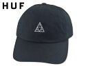 ハフ キャップ メンズ ☆HUF【ハフ】TT CURVED VISOR HAT BLACK カーブ ブリム キャップ ブラック 15363 17450[スケボー スケートボード メンズ レディース supreme dqm cap]　10P01Mar15