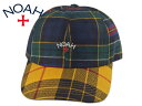 NOAH NYCڥΥ ˥塼衼TWO-TONE TARTAN 6-PANEL GREEN 2ȡ å ꡼ 18408[SNEEZE SUPREME  ǥ]