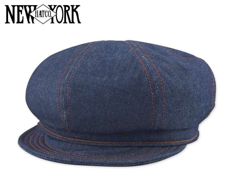 ニューヨークハット ☆NEWYORK HAT 【ニューヨークハット】#6221 DENIM STICHE SPITFIRE BLUE デニムステッチ スピットファイヤー ブルー 13496 18543 19429[ MADE IN USA]