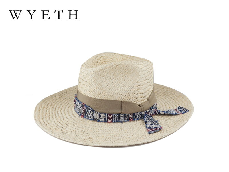 ☆WYETHBEAU STRAW HAT NATURAL ボウ ストローハット ナチュラル 