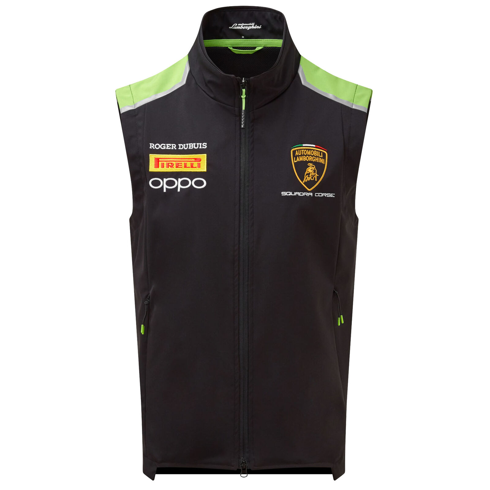 ★送料無料★Lamborghini Squadra Corse Black Padded Gilet ランボルギーニ オフィシャル ベスト