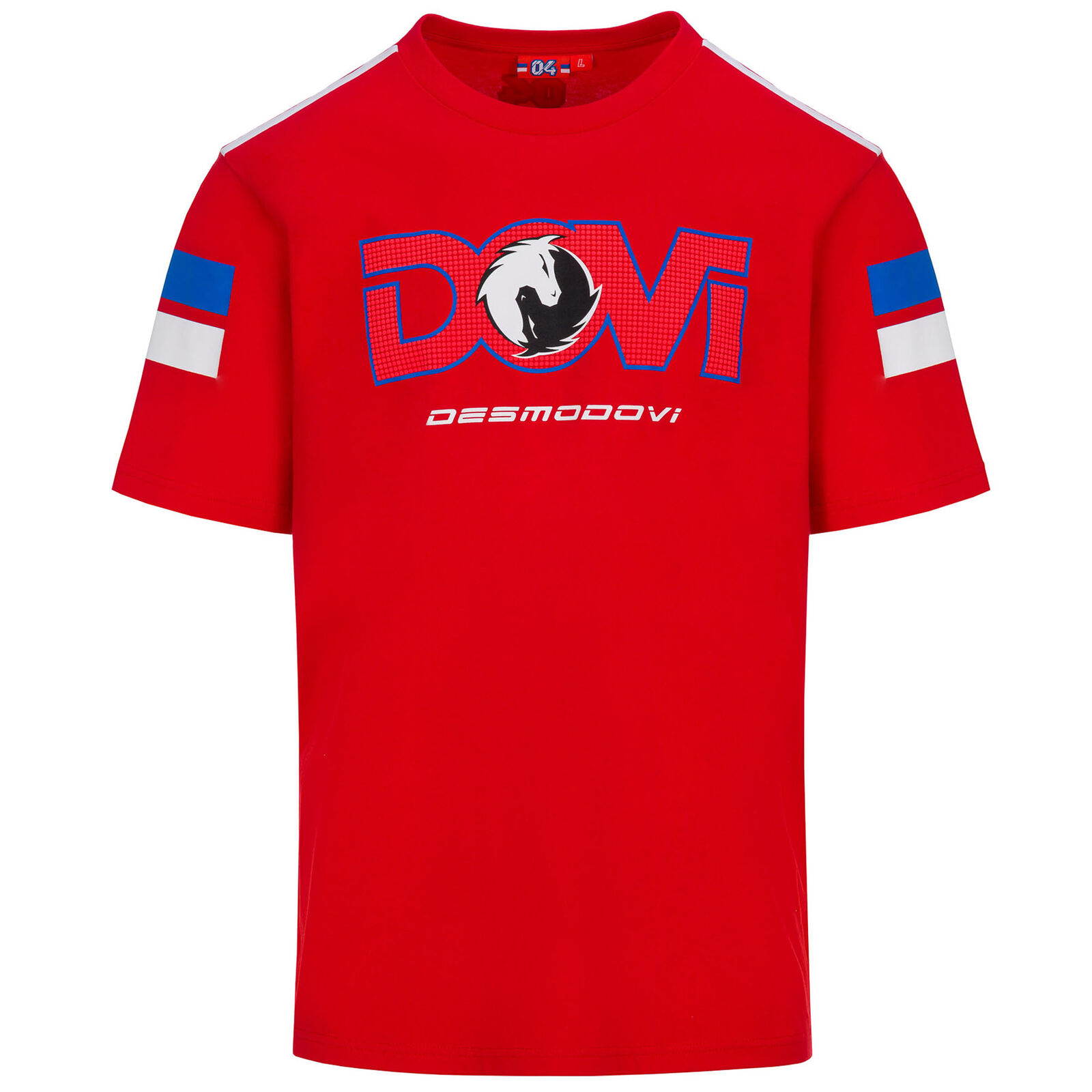 Andrea Dovizioso 04 Official Tee ドゥカティ アンドレアドビツィオーゾ オフィシャル Tシャツ 半袖 レッド