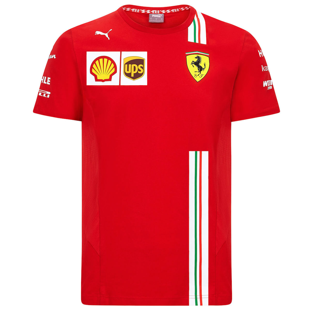 ★送料無料★ Scuderia Ferrari F1 Formula One Team T-Shirt フェラーリ オフィシャル Tシャツ 半袖 レッド
