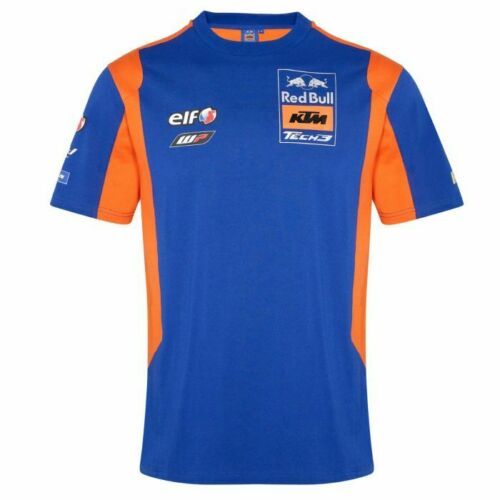 ★送料無料★Red Bull KTM Racing MotoGP Tech3 T-shirt レッドブルー Tシャツ 半袖 ブルーのサムネイル