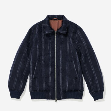 【あす楽対応】★送料無料★Saturdays Surf NYC Goose Shaggy Wool Bomber Midnight サタデーズサーフ ブルゾン シャギーウール ボンバージャケット ミッドナイト アウター B-15