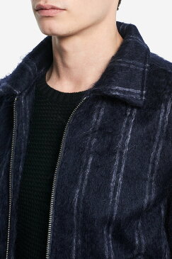 【あす楽対応】★送料無料★Saturdays Surf NYC Goose Shaggy Wool Bomber Midnight サタデーズサーフ ブルゾン シャギーウール ボンバージャケット ミッドナイト アウター B-15