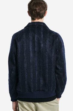 【あす楽対応】★送料無料★Saturdays Surf NYC Goose Shaggy Wool Bomber Midnight サタデーズサーフ ブルゾン シャギーウール ボンバージャケット ミッドナイト アウター B-15
