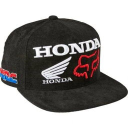 ★送料無料★Fox Racing Honda Snapback Black Baseball Cap ホンダ オフィシャル ベースボール キャップ 帽子 ブラック