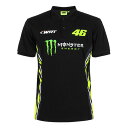 ★送料無料★Valentino Rossi VR46 W Racing Team Polo Shirt バレンティーノ ロッシ ポロシャツ 半袖 ブラック