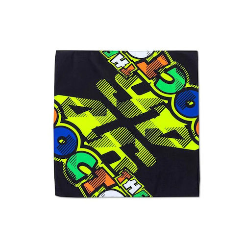 ★送料無料★Valentino Rossi VR46 The Doctor Bandana ヴァレンティノ ロッシ ドクター バンダナ ハンカチ ブラック