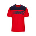 ★送料無料★Marc Marquez And Stripes T-Shirt マルク マルケス オフィシャル Tシャツ 半袖 レッド