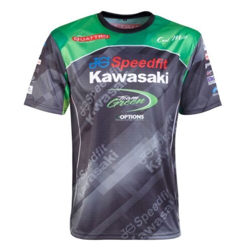 Kawasaki SPEEDFIT JG Team All Over Print Tee JTL ItBV TVc  ubN