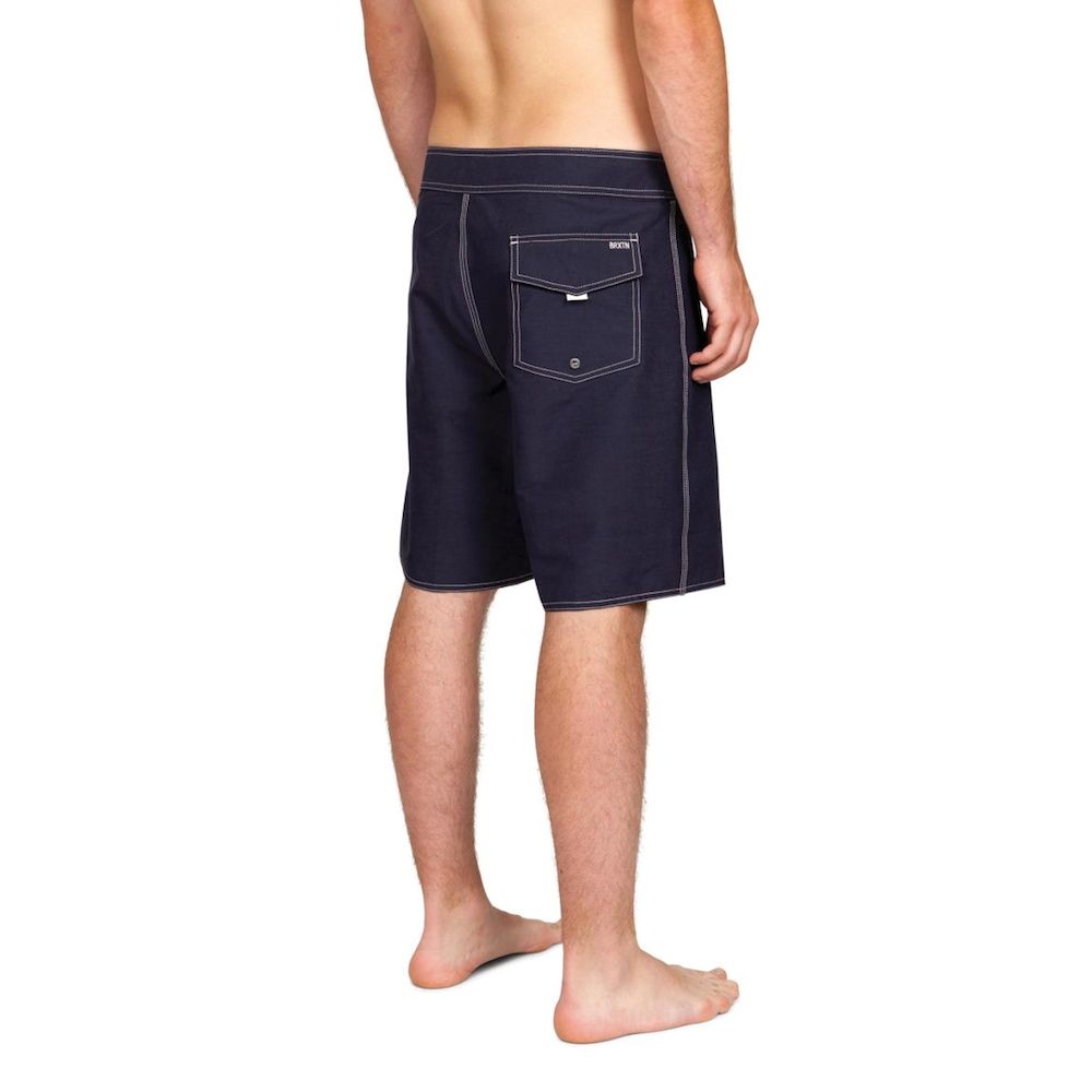 【あす楽対応】BRIXTON BARGE SOLID TRUNK ブリクストン ボードショーツ 水着 トランクス スイムウェア 海パン ネイビー