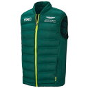 ★送料無料★Aston Martin Racing Gilet Body Warmer アストンマーティン オフィシャル ダウンベスト ジャケット アウター ベスト グリーン