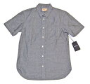 ★送料無料★FINGERS CROSSED DUGOFF S/S SHIRT フィンガーズ クロスト ピンドットシャンブレーシャツ 半袖