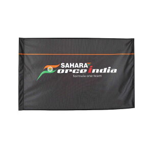 Sahara Force India Formula One 1 FLAG フォース・インディア フラッグ ブラック 900mm x 600mm
