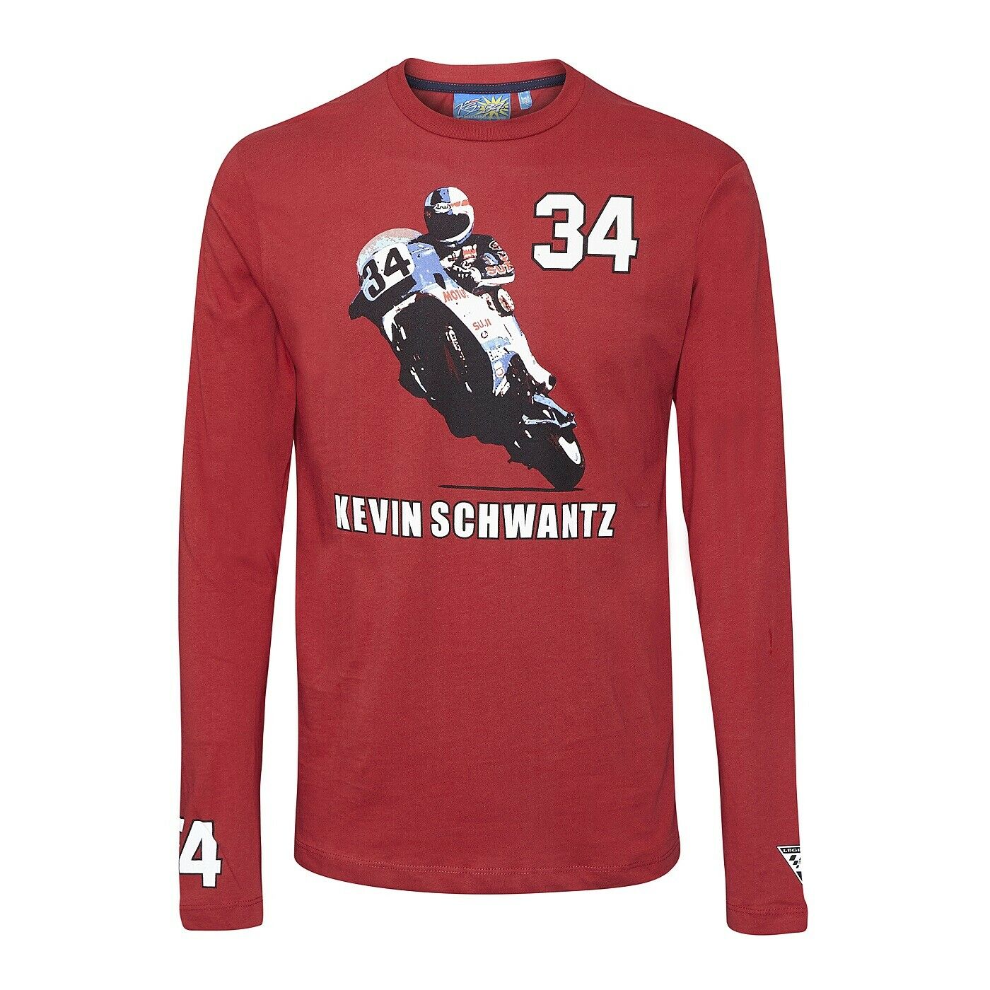 Kevin Schwantz 34 Bike Long sleeve Tee ケビン シュワンツ L/S ロングスリーブ Tシャツ ロンT 長袖