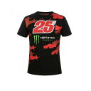 ROSSI Vinales Monster T-Shirt ロッシ マーベリック ビニャーレス モンスター Tシャツ 半袖 ブラック