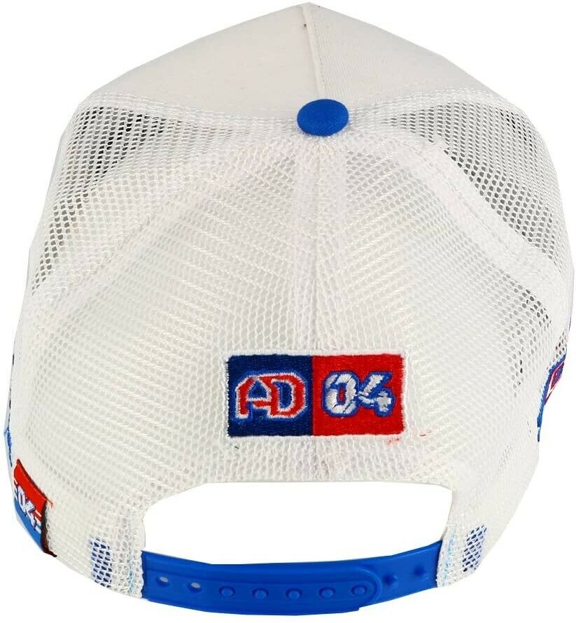 Andrea Dovizioso #04 Gear Motorcycle Trucker Cap アンドレアドビツィオーゾ メッシュキャップ 帽子 ホワイト