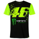 Valentino Rossi VR46 Monza Official Tee ヴァレンティノ ロッシ Tシャツ 半袖 ブラック