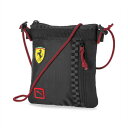 ★送料無料★Scuderia Ferrari Official Black small Portable Bag フェラーリ オフィシャル スモール ポータブル バッグ ブラック