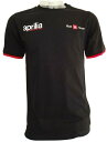 Aprilia Racing Team World Championship T-shirt アプリリア Tシャツ 半袖 ブラック