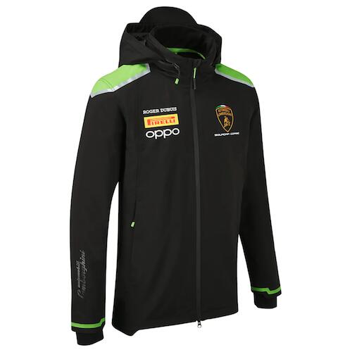 ★送料無料★Lamborghini Squadra Corse Lightweight Rain Jacket ランボルギーニ オフィシャル レインジャケット アウター ブラック