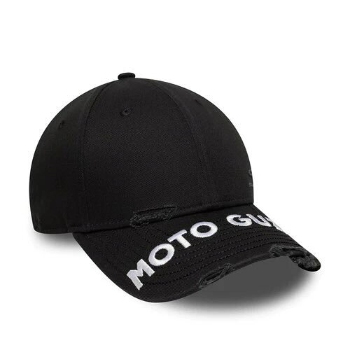 送料無料 Moto Guzzi Wordmark Distressed Baseball Cap モトグッツイ ベースボールキャップ 帽子 ブラック
