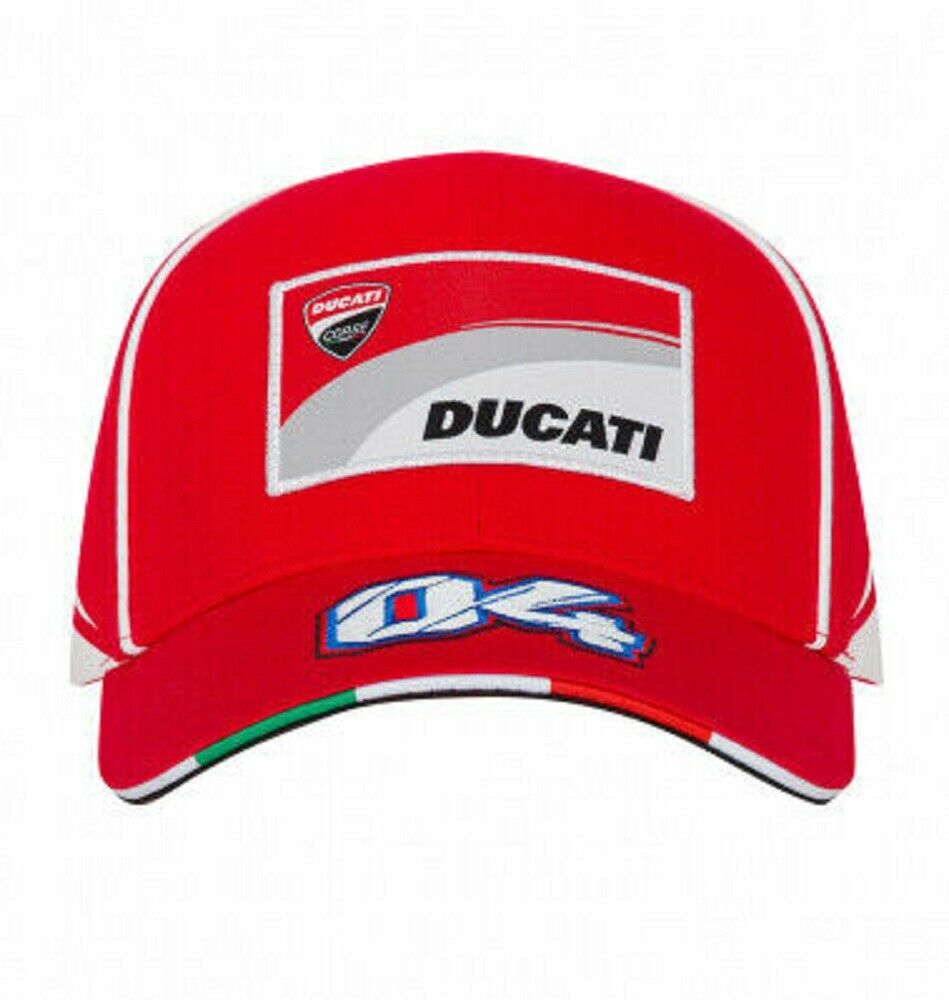 Ducati Corse Dovizioso No 4 Cap ドゥカティ アンドレア・ドヴィツィオーゾ キャップ 帽子 レッド