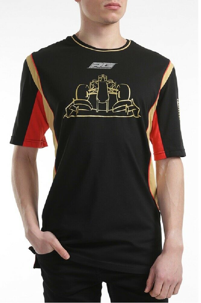 Formula One 1 Lotus F1 Team Tee Burn Grosjean ロータス Tシャツ 半袖 ブラック