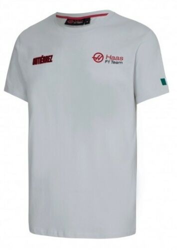 Esteban Gutierrez Driver Haas F1 Team GREY Tee エステバン・グティエレス ハース Tシャツ 半袖 グレー