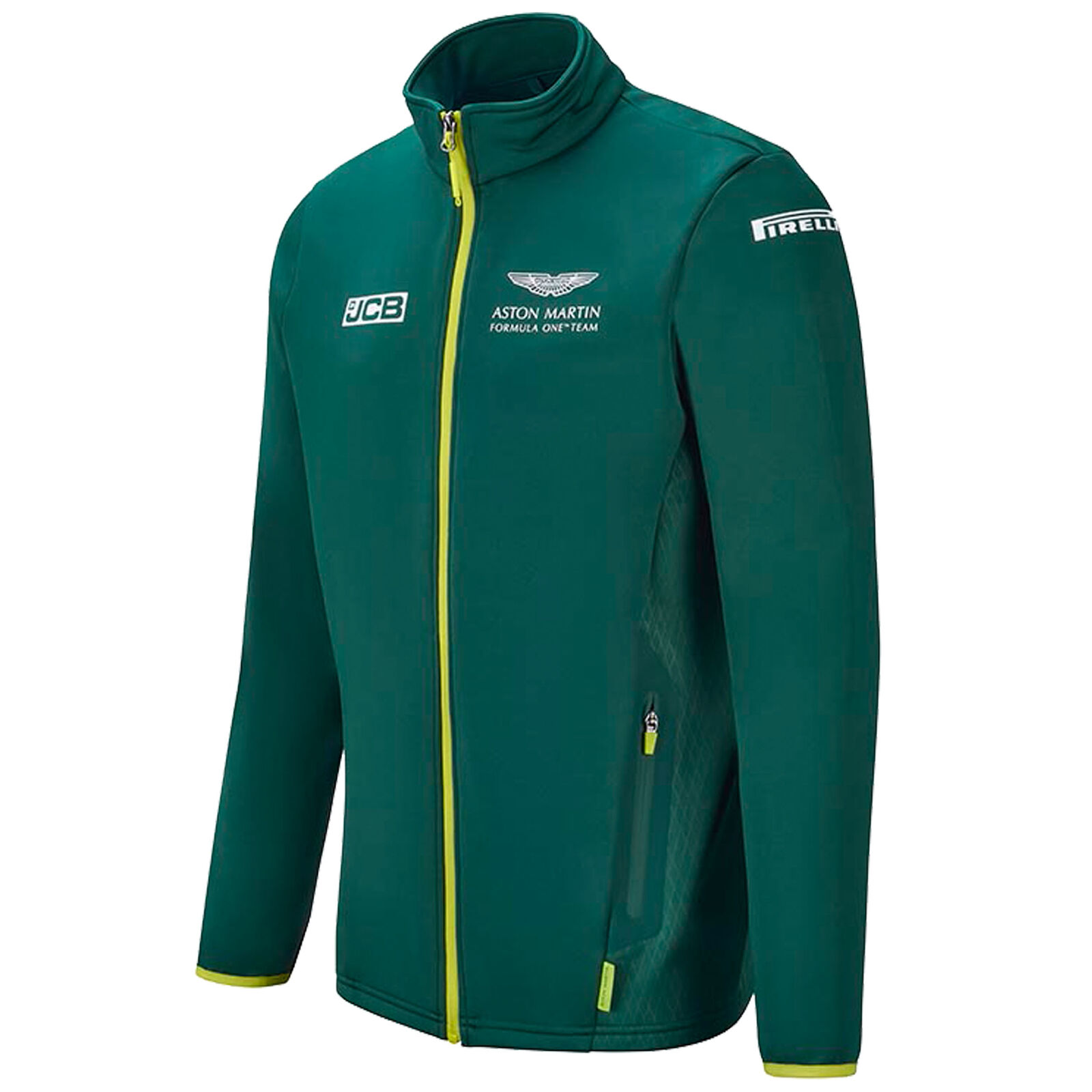 ★送料無料★Aston Martin F1 Team Softshell Fleece Jacket アストンマーティン ソフトシェル フリース ジャケット アウター グリーン