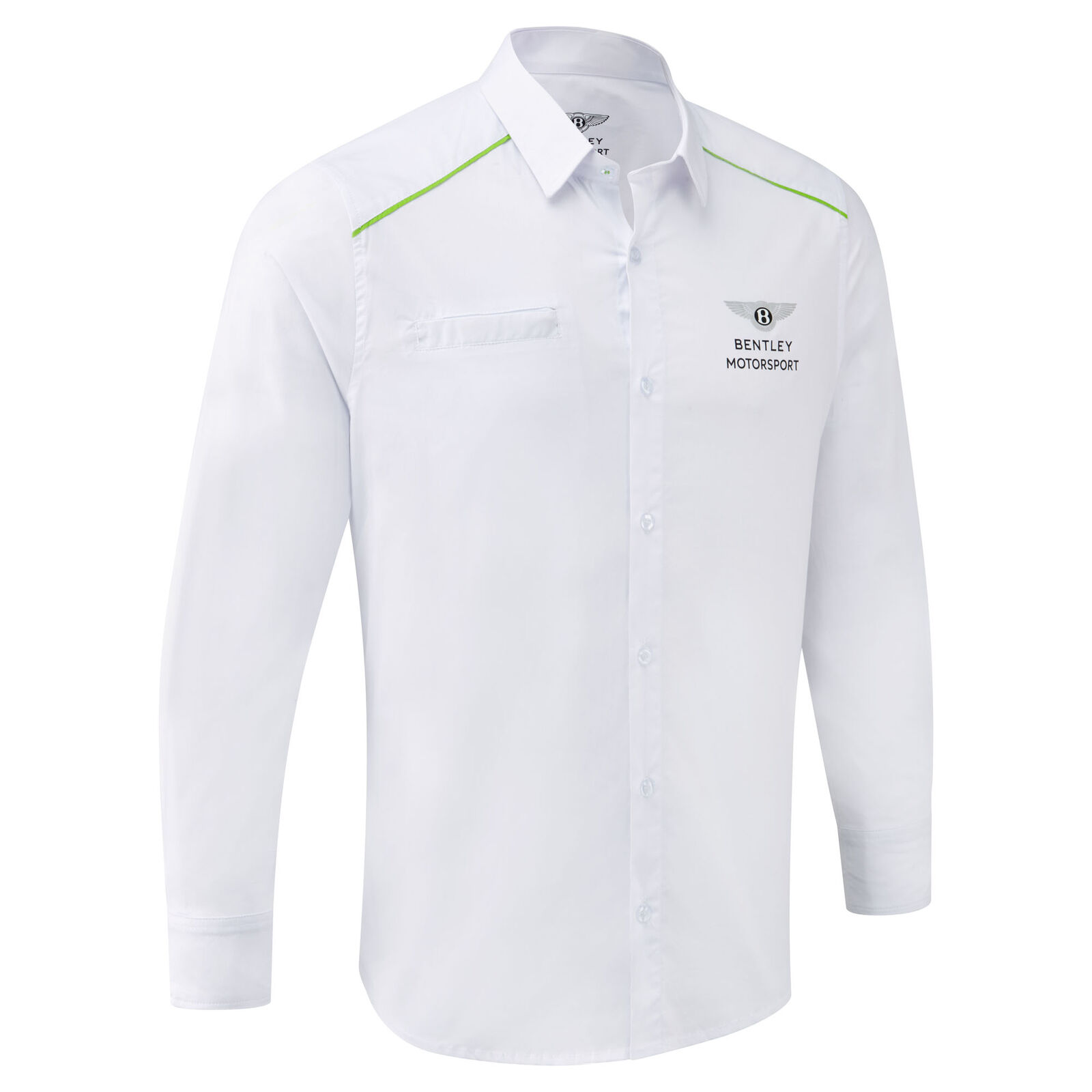 ★送料無料★Bentley Motorsport GT3 Team White Shirt ベントレー オフィシャル ホワイトシャツ シャツ 長袖