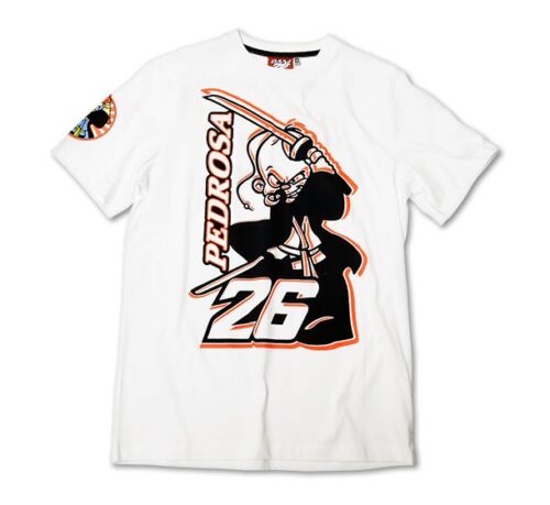 ★送料無料★Dani Pedrosa #26 MotoGP White T-Shirt ダニ・ペドロサ オフィシャル Tシャツ 半袖 ホワイト