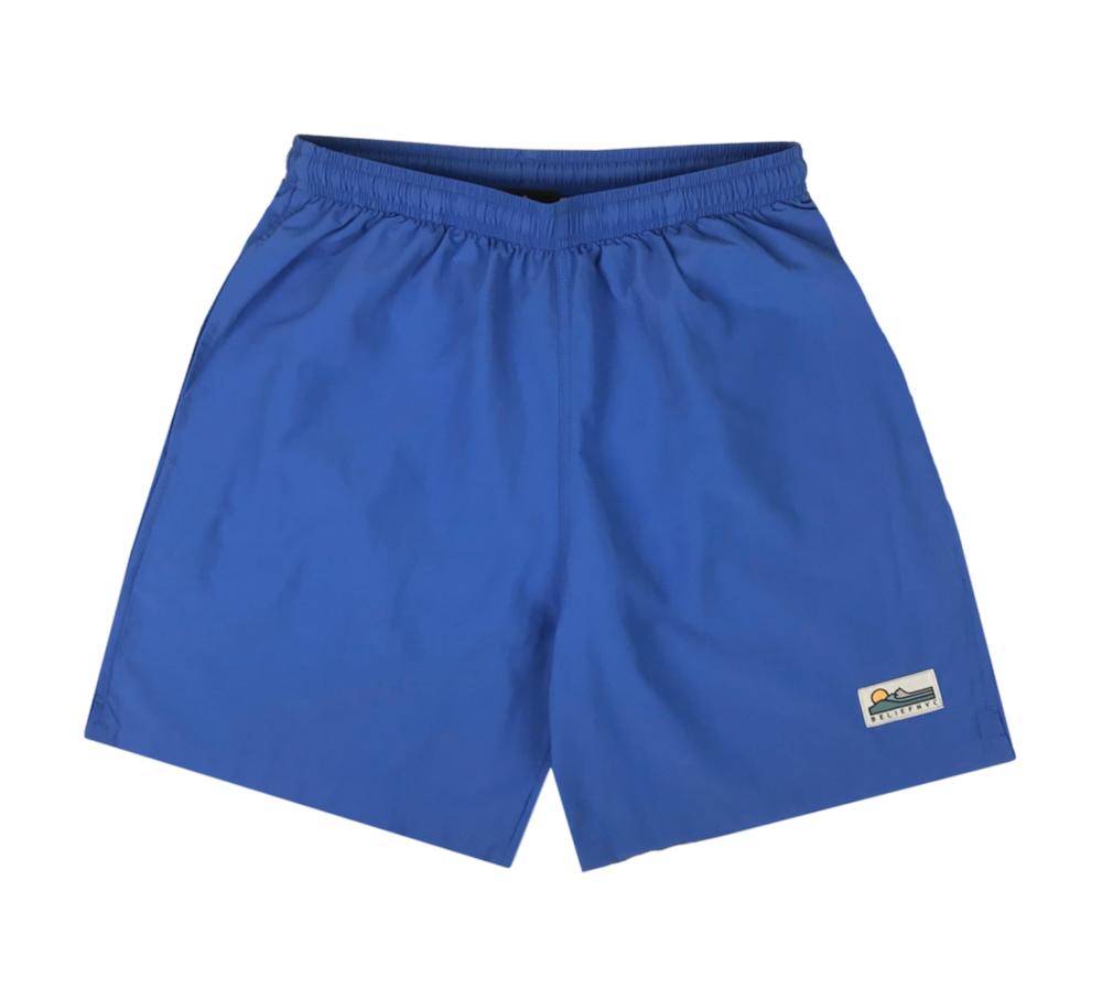 【あす楽対応】BELIEF NYC TERRAIN SWIM SHORTS VARSITY BLUE ビリーフ ボードショーツ 水着 トランクス スイムウェア 海パン 海パン ブルー
