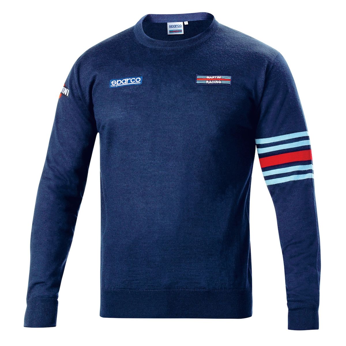 ★送料無料★Sparco Martini Racing Crew Neck Sweater マルティーニ コットン クルーネック セーター ニ..