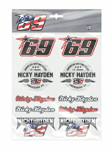 ★送料無料★Big Stickers Nicky Hayden 69 ニッキー・ヘイデン ステッカー デカール