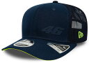 ★送料無料★Valentino Rossi VR46 New Era Baseball Cap Snapback バレンティーノ・ロッシ ベースボール キャップ スナップバック 帽子 ネイビー