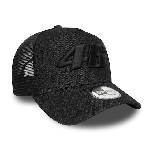 送料無料 VR46 Valentino Rossi New Era Trucker Baseball Cap バレンティーノ・ロッシ メッシュキャップ 帽子 ブラック